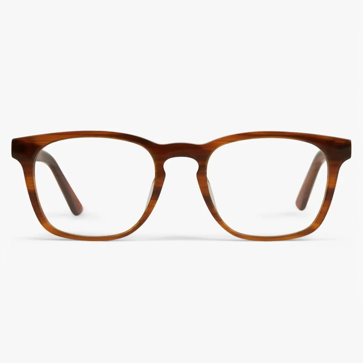 Luxreaders Blue Light Briller Til Mænd<Men's Bornholm Shiny Walnut