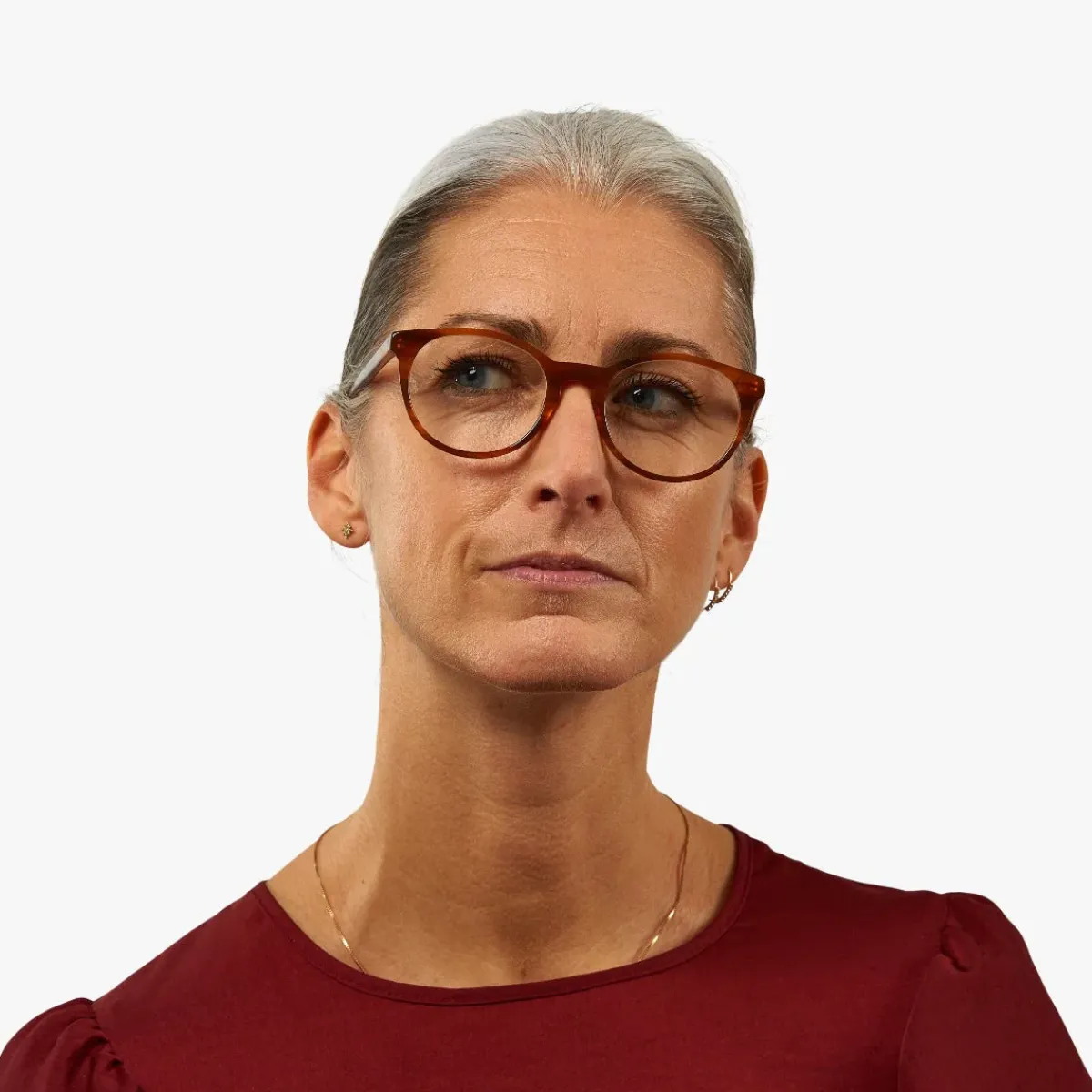 Luxreaders Læsebriller Til Kvinder<Women's Örebro Shiny Walnut